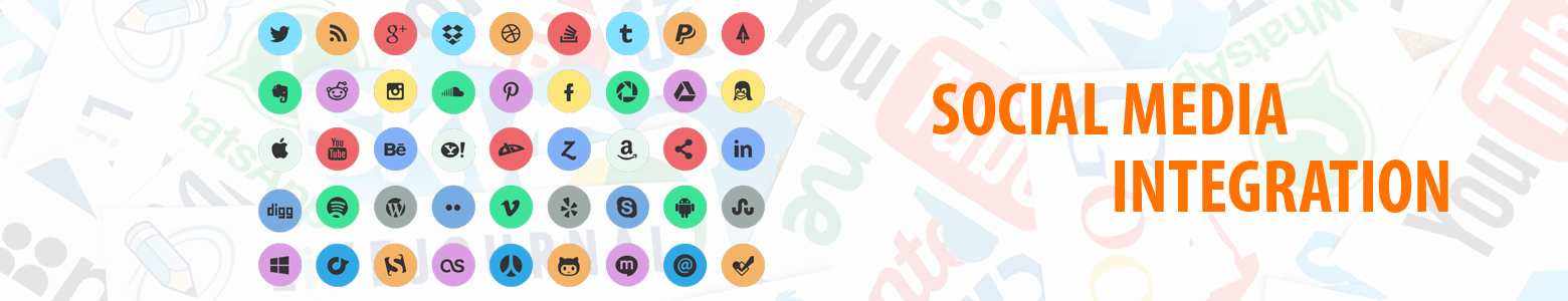 social media integration design